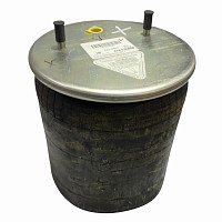 Пневмоподушка со стаканом 2 шпильки M12 смещение 25 1 отверстие-штуцер M22 поршень пластиковый 6 шпилек M16 BPW Airogear | ТопДизель