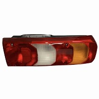 Фонарь задний левый LH прямоугольный с подсветкой номера Mercedes Benz Actros/Antos/Arocs/Axor MP4 Stellox | ТопДизель