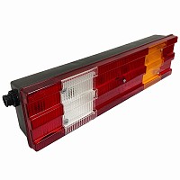 Фонарь задний правый фишка 6-секций прямоугольный с ребрами Mercedes Benz Axor/Actros 1831-2640 DT | ТопДизель