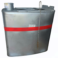 Резонатор глушителя прямоугольный Евро 1 MAN TGA 18/26/33 D2866/2876 Exit | ТопДизель