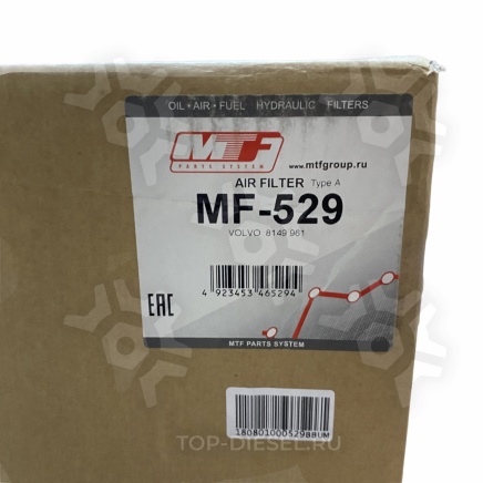 MF529 Фильтр воздушный Volvo FH12 460л.с. 2000> Mfilter купить