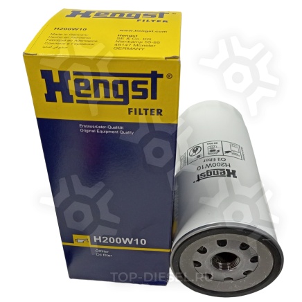 H200W10 Фильтр масляный H=256 d=108 Volvo/Renault Hengst купить