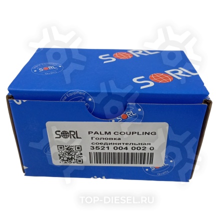 35210040020 Головка соединительная красная M16x1.5 с клапаном на тягач Sorl купить рис.2