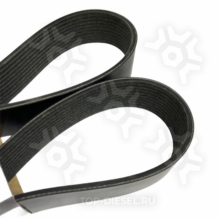 10PK1275HD Ремень поликлиновой привода вентилятора 10PK1275 Freightliner Detroit Diesel Volvo VNL Dayco купить рис.3